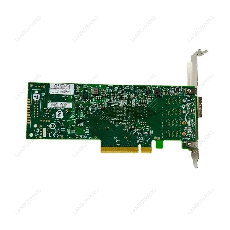 For Broadcom 9400-8E SAS3408 12Gb/s PCIe 3.1x8 NVMe Expansion Card, 8-Port External HBA Adapter 05-50013-01