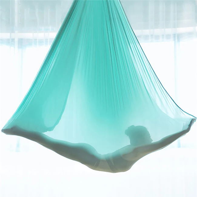 High Quality Silk Fabric Fitness Aerial Yoga Swing Sling Trapeze Inversion Equipment Anti-Gravity Hammock  Yoga