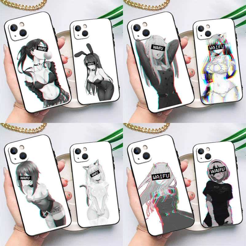 Funda Sugoi Senpai Anime Waifu Sexy Girl para Samsung Galaxy S25 S26 Ultra S22 S23 S24 Ultra S20 S21 Plus S10 S25 FE