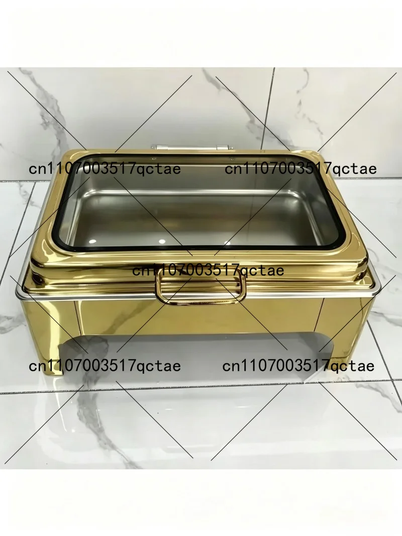 Stainless Steel Chafing Dish Set Buffet Food Warmer Fuel Pan Serving Tray Catering