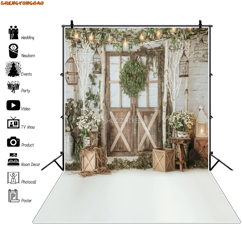 งานแต่งงานฉากหลังสีชมพูฤดูใบไม้ผลิ Blossom ดอกไม้กลีบสาขา Love เจ้าสาว Scenic การถ่ายภาพพื้นหลัง Photo Studio