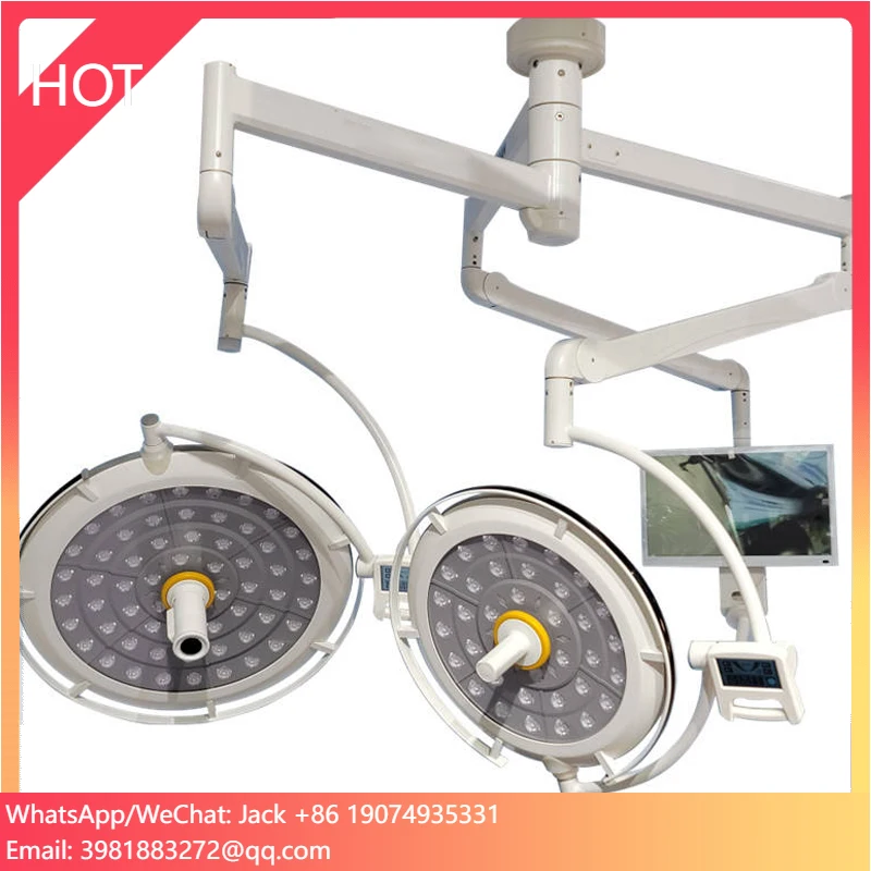 

Double Dome Ceiling Shadowless Lamp With Camera 1080p Light For Hospital Clinic