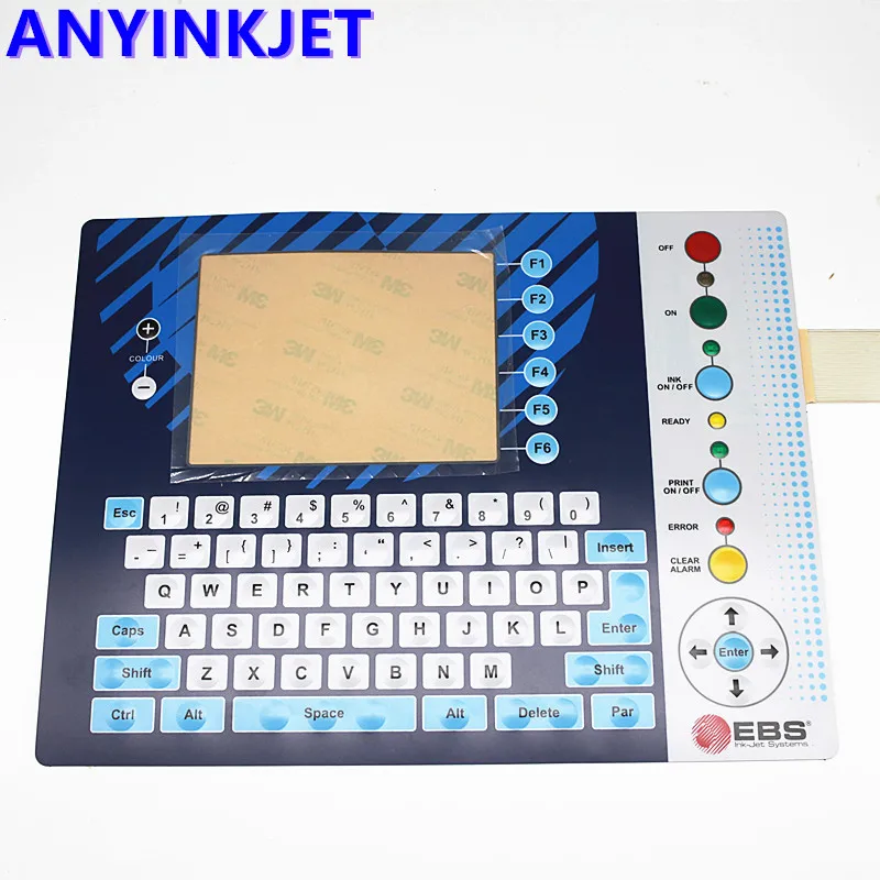 Pantalla de teclado EBS6500 Compatible, membranas de teclado EBS650 para impresora EBS 6500