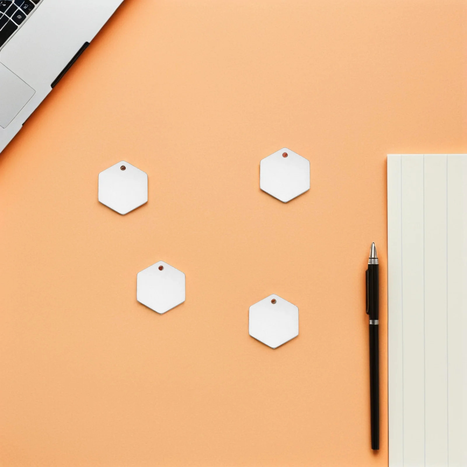 

20 Pcs Stainless Steel Blank Pendants for Metal Stamping Engraving DIY Jewelry Making Tags Nameplates Keychain Dog Tags Amulet