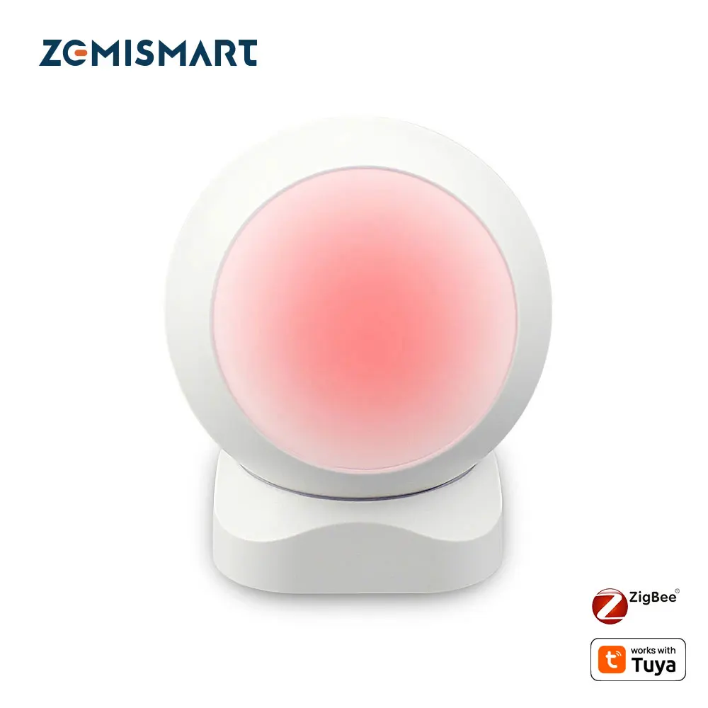 Zemismart Zigbee PIR Infrared PIR Motion Detection Smart Sensor Wireless Security Alarm Detector System Work with Tuya APP