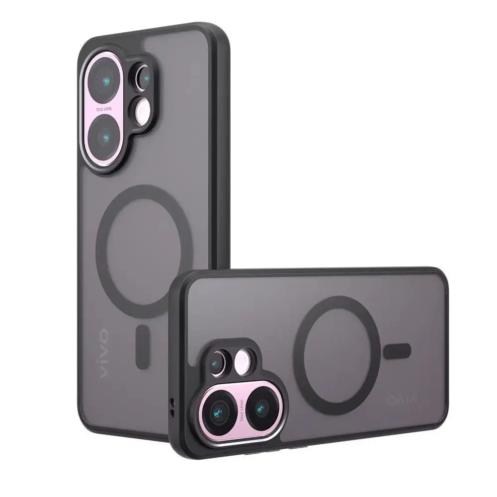 

For VIVO X200 FE Case Simplicity Skin-friendly Luxury Armor Magnetic Frosted Cover For VIVO S30 Pro Mini Shockproof Bumper Funda