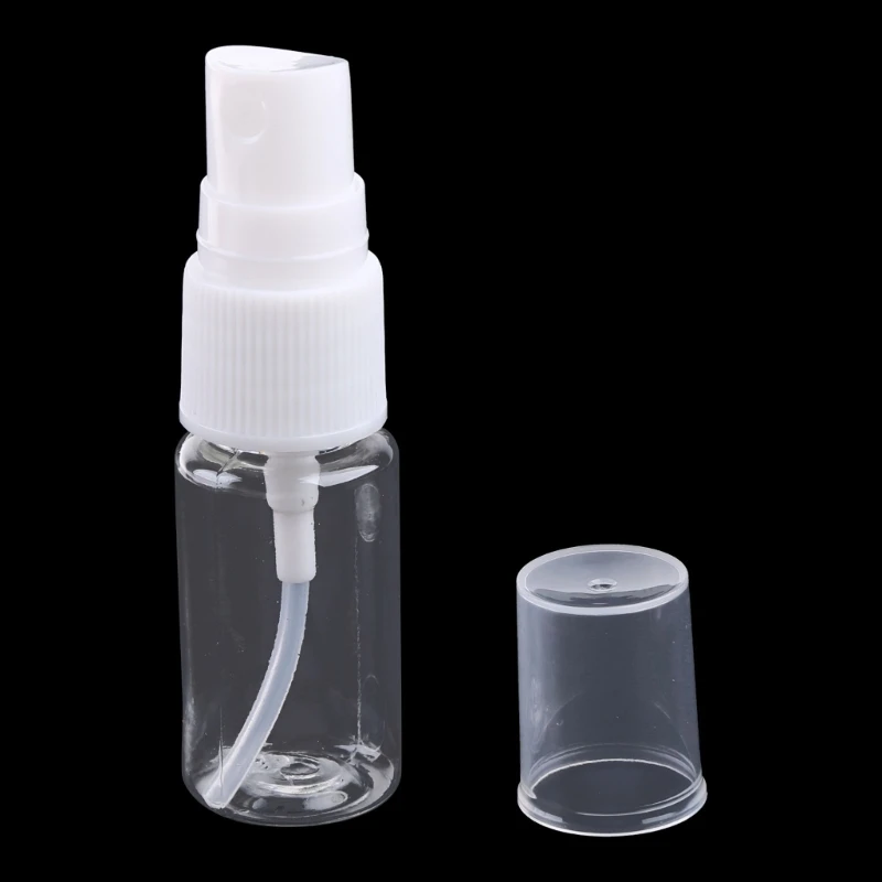 1 ชิ้น 10 มิลลิลิตรมินิแบบพกพาพลาสติกเปล่าน้ำหอม Atomizer Atomiser สเปรย์ขวด