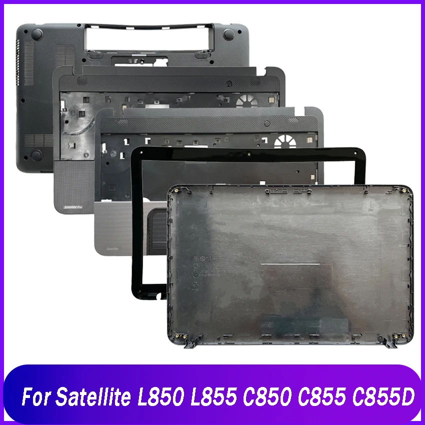 Neue Laptop LCD-Rückseite/Front blende/Handballen auflage Großbuchstaben/Boden gehäuse für Toshiba Satellit l850 l855 c850 c855 c855d a b c d