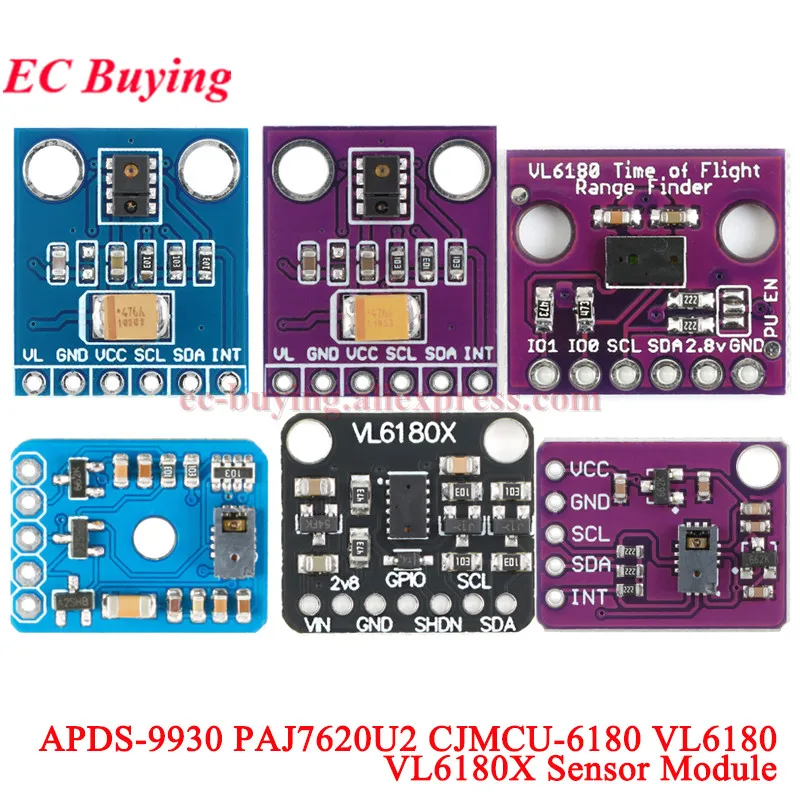 5Pcs/1pc Gesture Recognition Sensor PAJ7620U2 9g Mesture APDS-9930 9900 9960 CJMCU VL6180 VL6180X Range Finder Optical Ranging