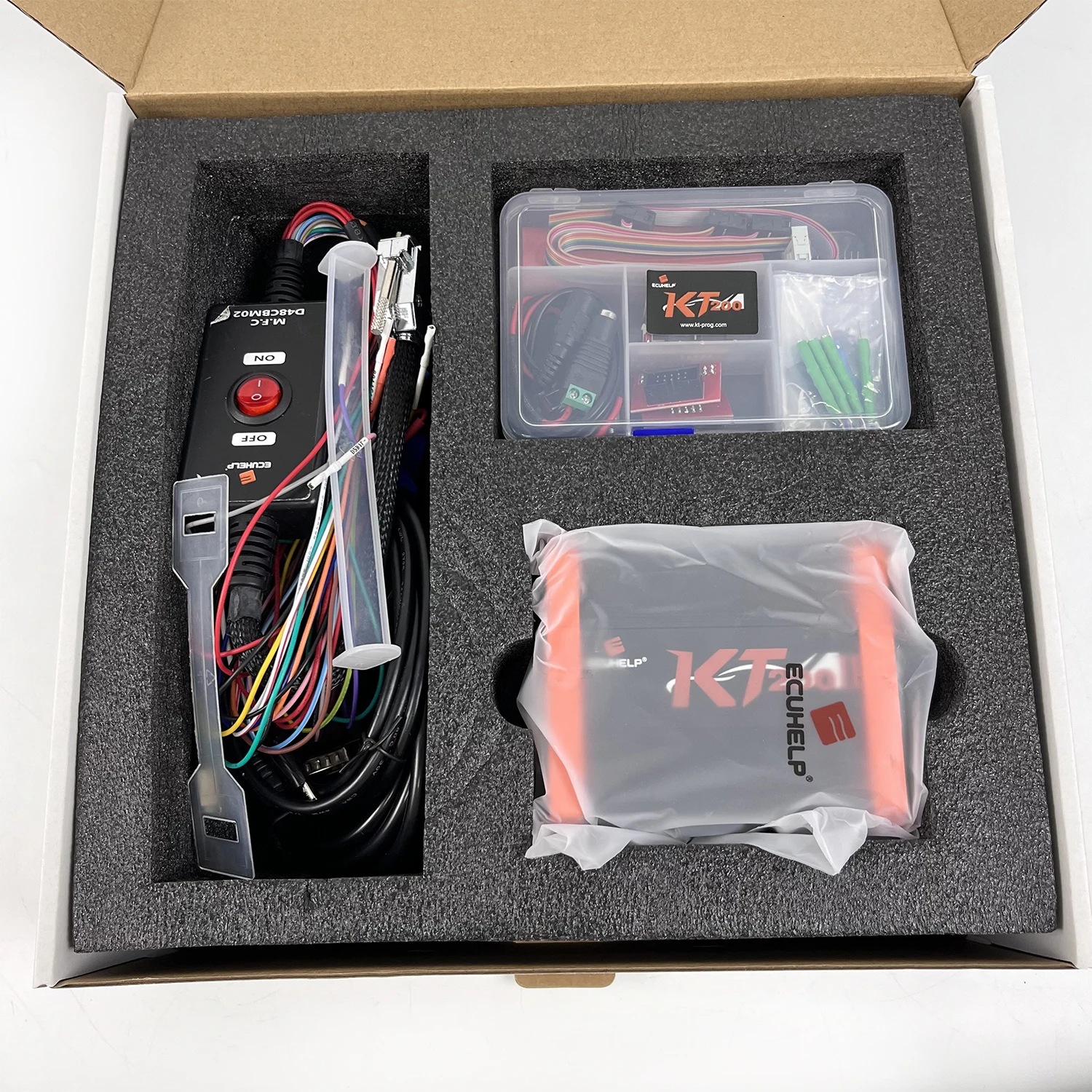 Full Function KT200 II Programming Tool with offline  dongle for Heavy Duty Truck Construction Machinery ECU Diagnostic Kit