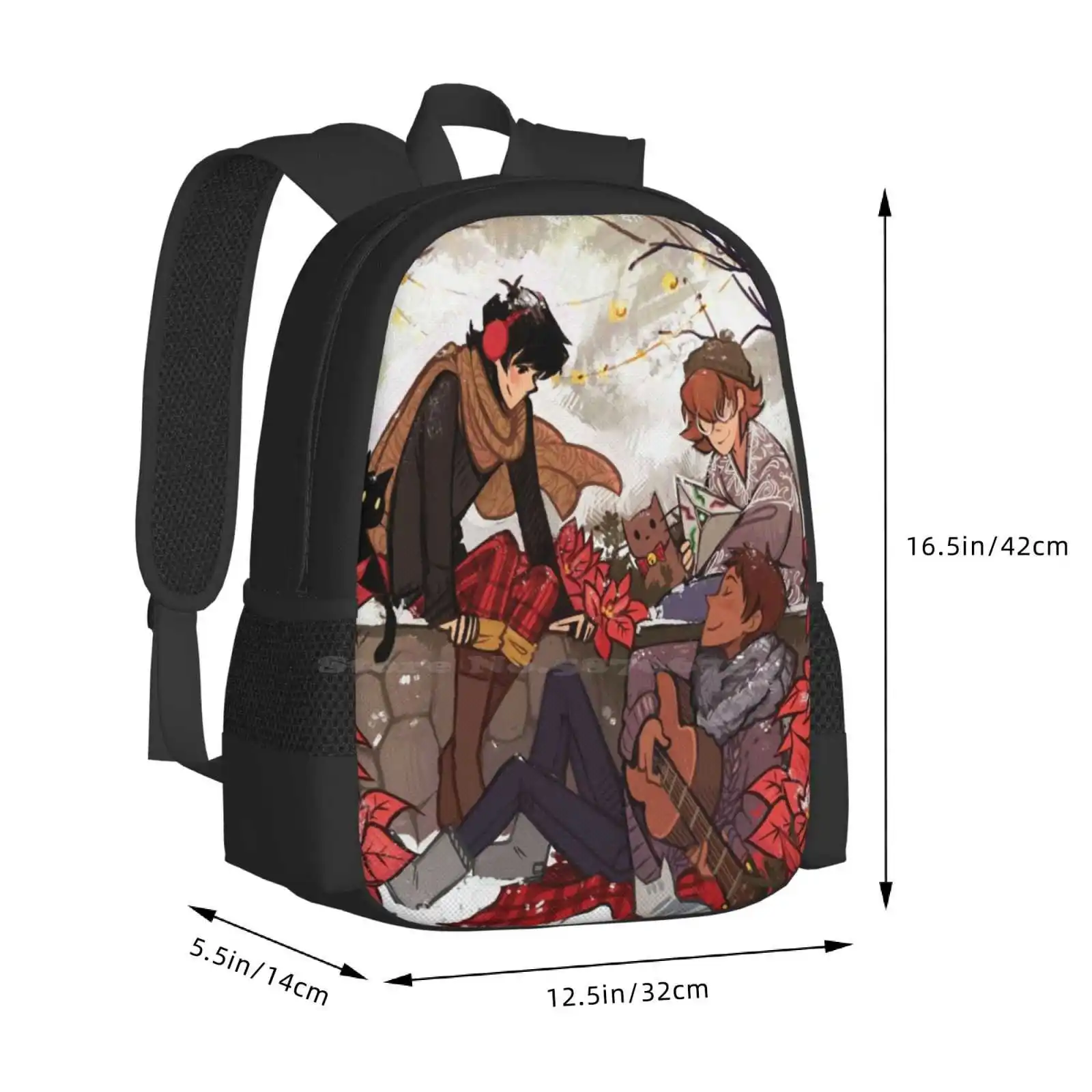 Bolsas escolares de viaje para ordenador portátil con diseño de canciones de invierno, lanza, Keith, Pidge, Voltron, Elentori