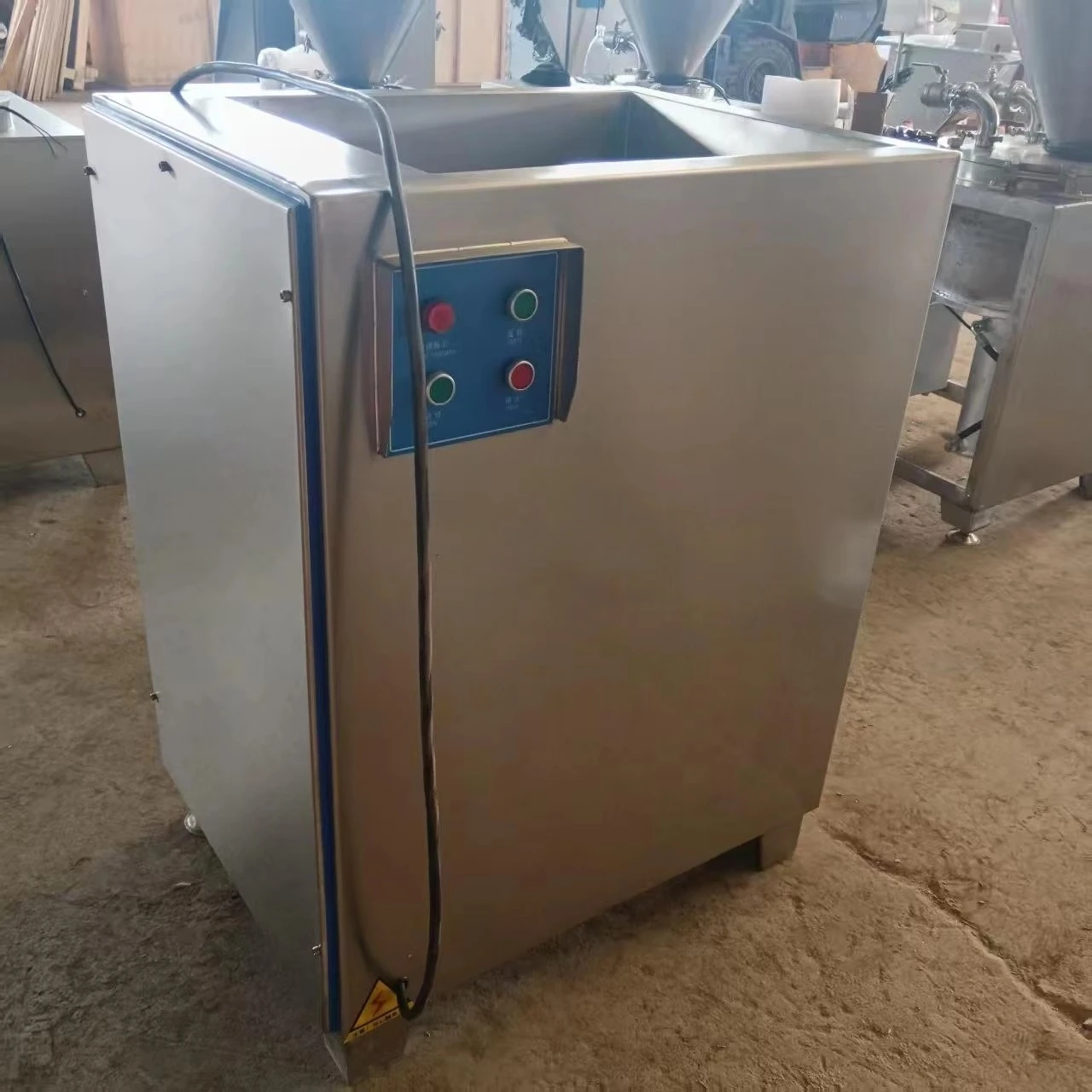JOHTANK Automatic High Capacity Electric Industrial Stainless Meat Grinder Meat Mixer Machine Frozen Meat Processing Price
