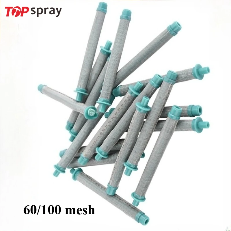 

Topspray 2/5/10/20/50/100pcs Airless Paint Gun Filter 60/100 Mesh Professional For Airless Sprayer Gun Parts 818C 821