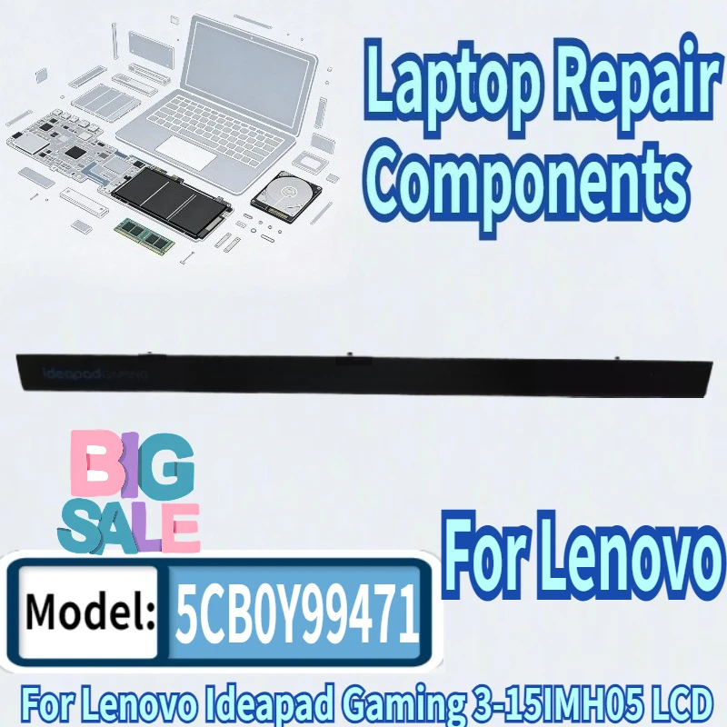 

Защитная накладка на петли LCD для Lenovo Ideapad Gaming 3-15IMH05, декоративная накладка на петли LCD, рамка 5CB0Y99471