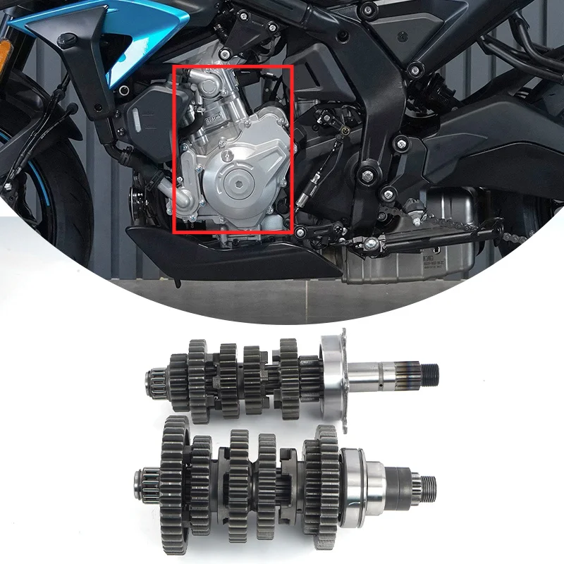 For CFMOTO 675NK Main Shaft & Counter Shaft Assembly Set NK675 CF675 CF650-11 Motorcycle Accessories Original Parts