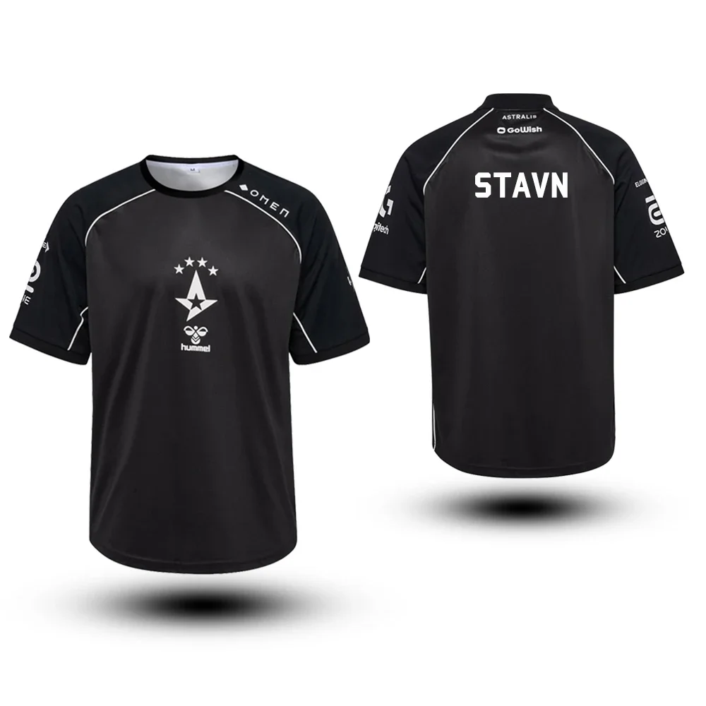 CS2 Esports Club Astralis 2025 جديد الفانيلة لاعب زي مخصص المشجعين هدية تي شيرت تنفس بلوزات للرجال والنساء