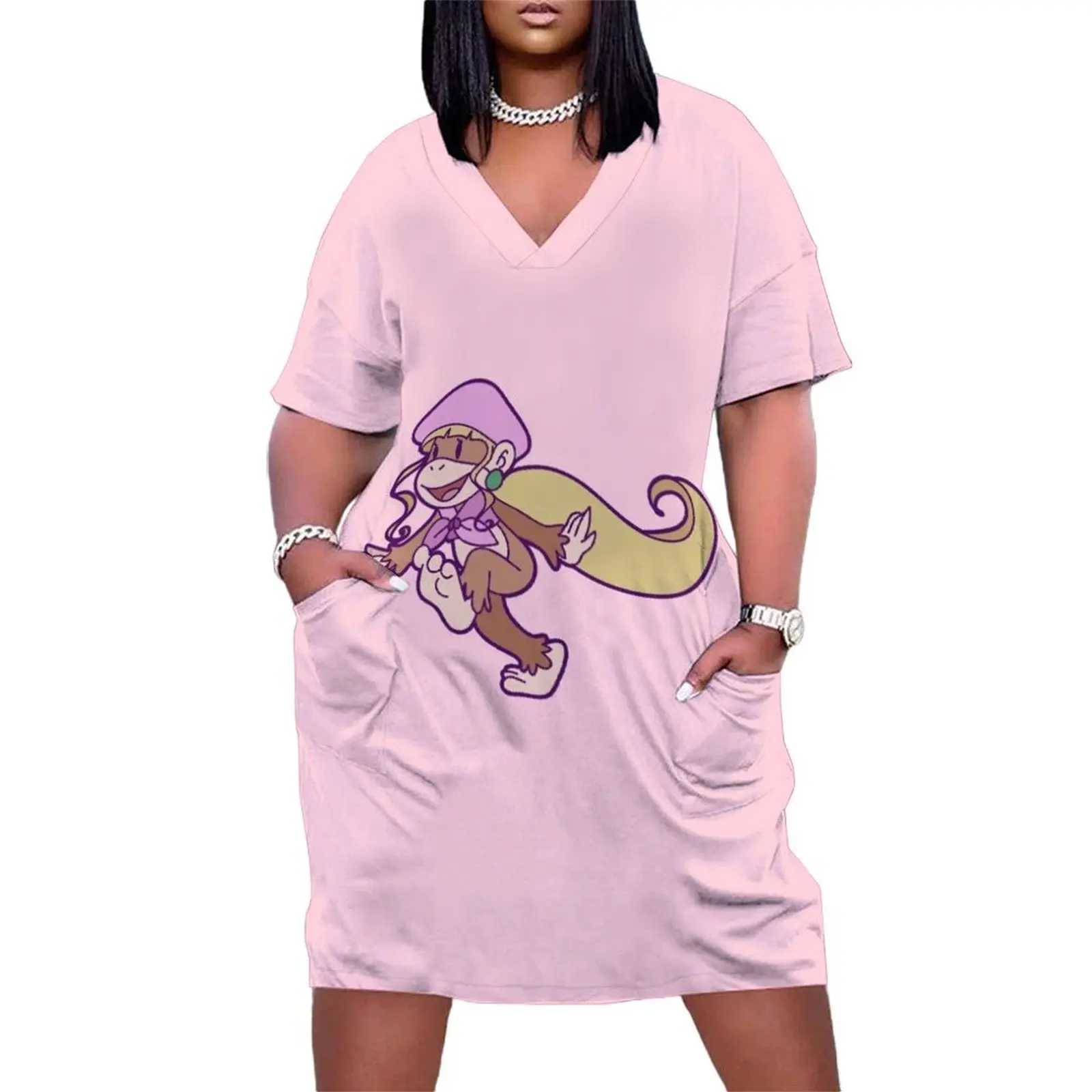 

Cute Happy Dixie Loose Pocket Dress women clothes dress women summer 2025