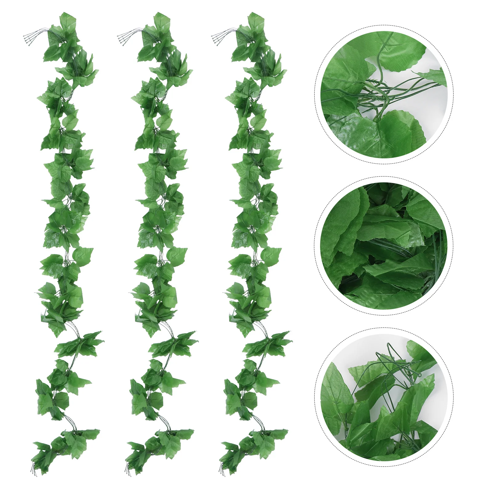 

5pcs Artificial Fake Grape Leaf Lifelike Green Plant For Wedding Home Garden Decoration Fake Grape Leaf Ornament