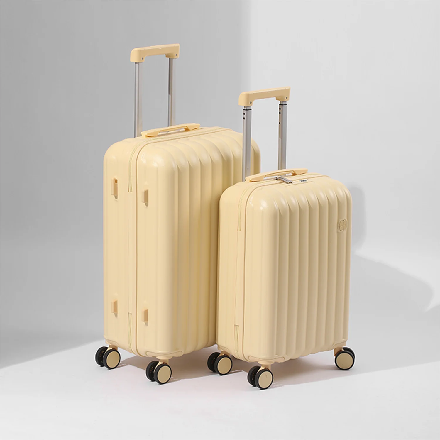 Maleta de corta distancia de alto valor ABS+PC Maleta de viaje 360 °   Rueda universal lisa con soporte para teléfono móvil equipaje 20"24"