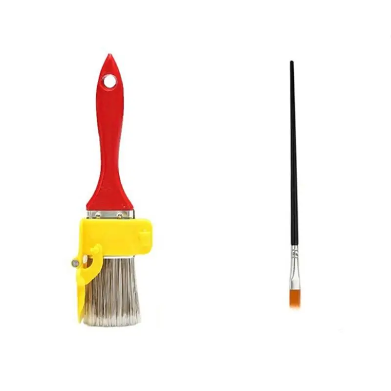 1Pc Edging Color Separation Paint Brush Handheld Paint Edger Tool Ideal For Indoor And Outdoor Use On Walls And Ceilings