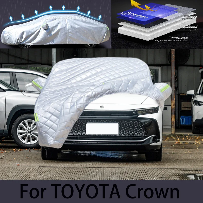 

For TOYOTA crown Hail prevention cover auto rain protection, scratch protection, paint peeling protection, car clothing