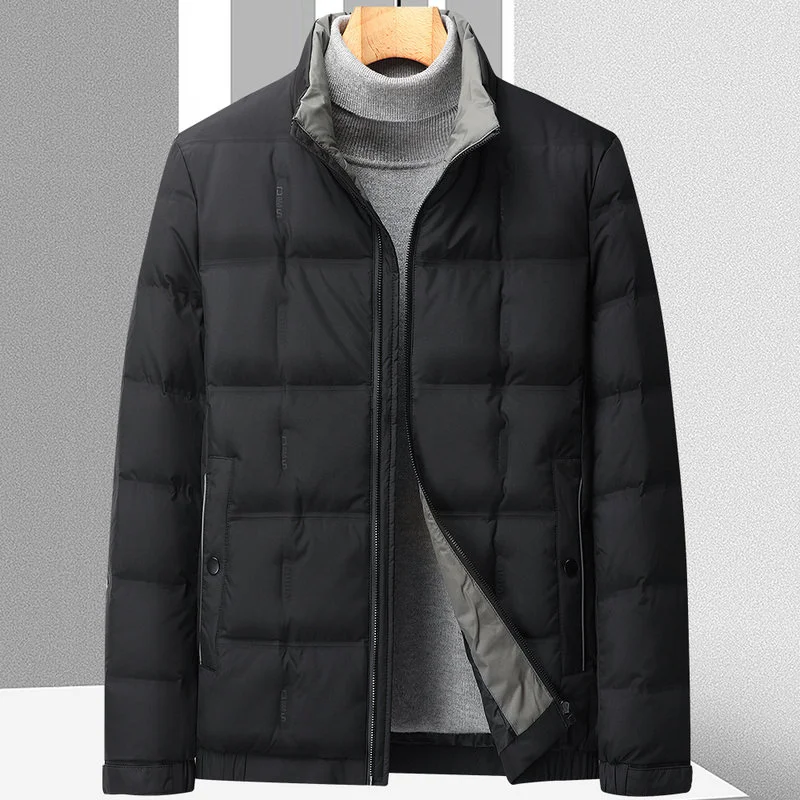 2024 inverno addensare cappotto uomo giacca casual uomo piumino d'anatra bianco di alta qualità uomo, parka caldo M-4XL