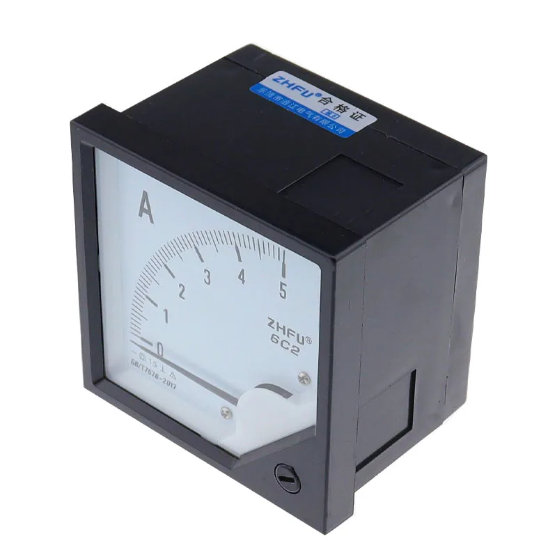 1pc 6 c2 5a 10a 30a 50a 100a 300a/75mv Gleichstrom Analog Ampere meter Anzeige Zeiger Panel Meter 80*80mm DC Amp Meter Verwendung mit Shunt