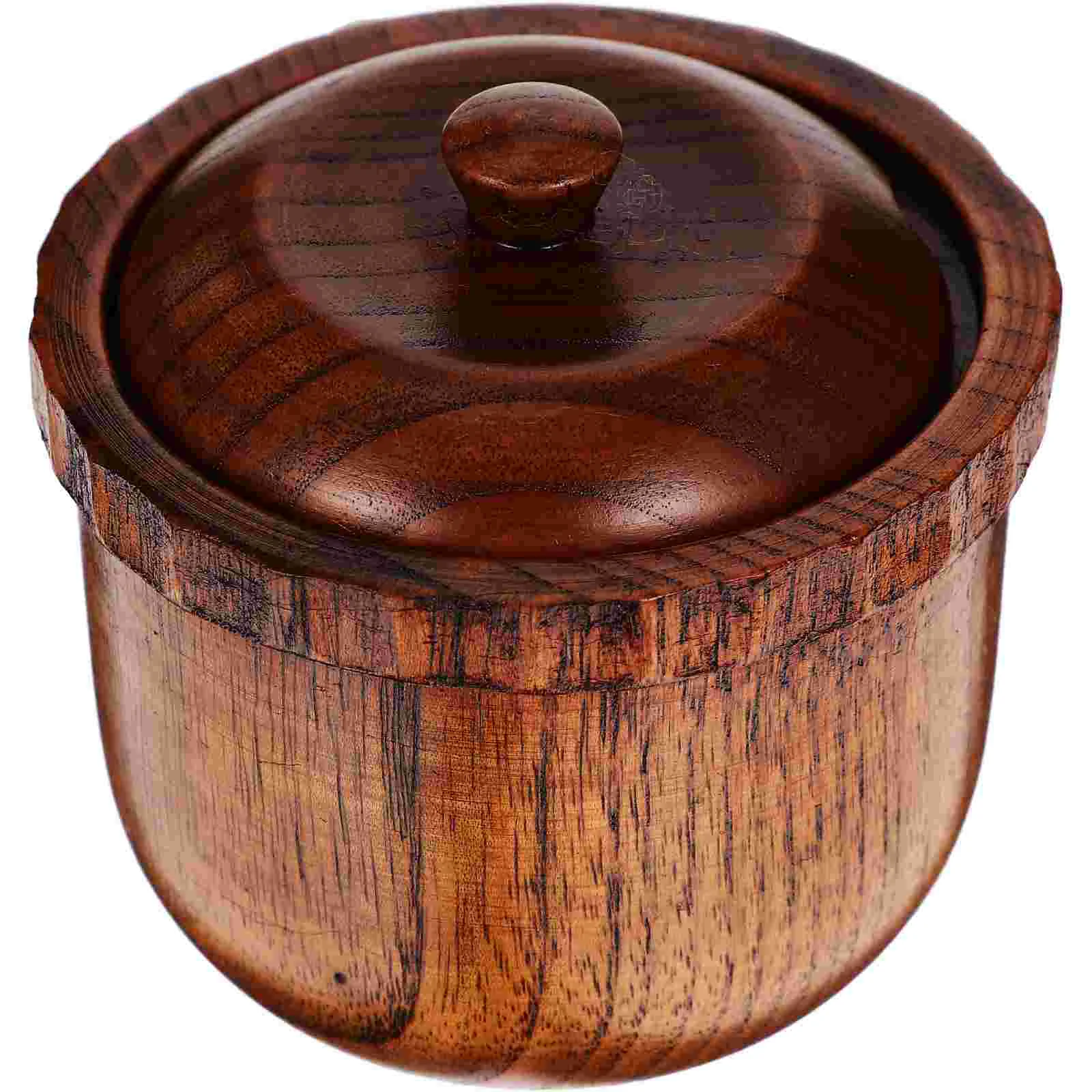 

Jujube Seasoning Bottle Vinegar Pot Soy Sauce Dispenser Kitchen Wooden Oil Small Food Containers with Lids