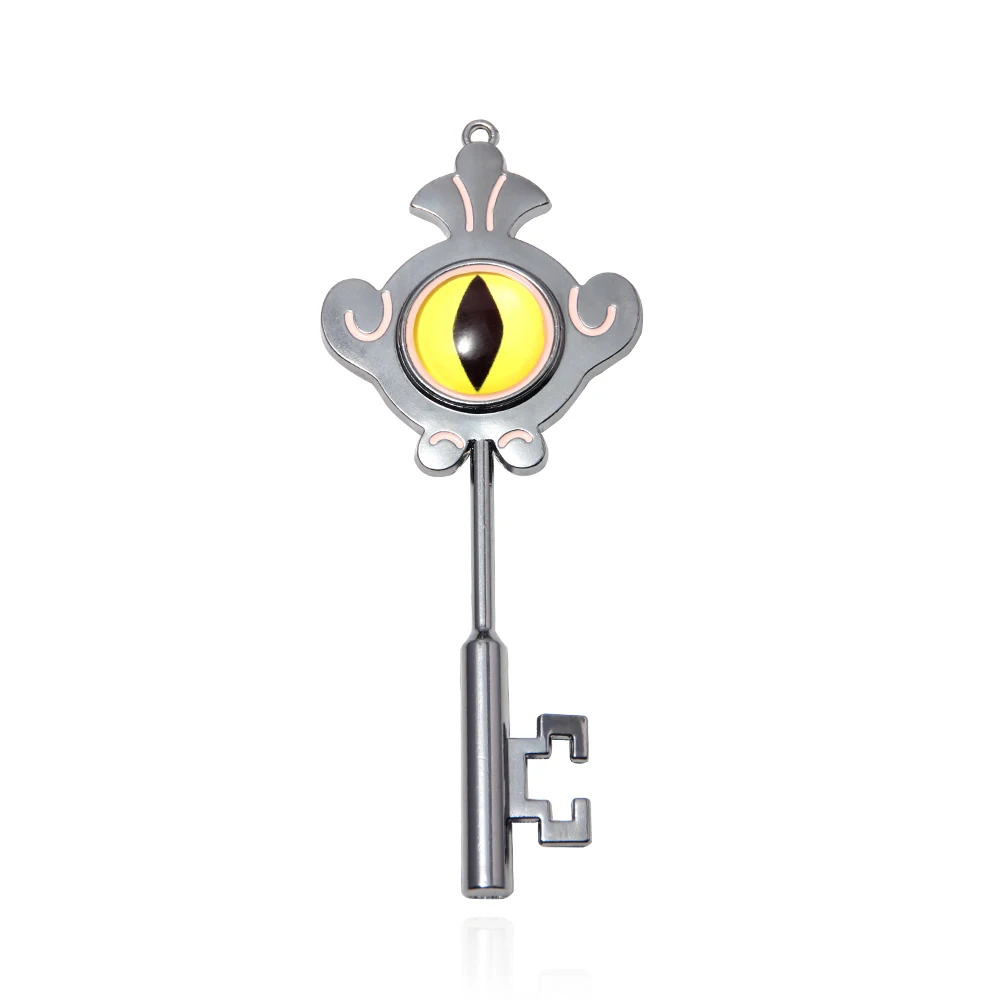 Classic The Owl House Key Pendant Portal Bronze Necklace Metal for Heren Sieraden Fans Cosplay Party Jewelry Gift Accessories