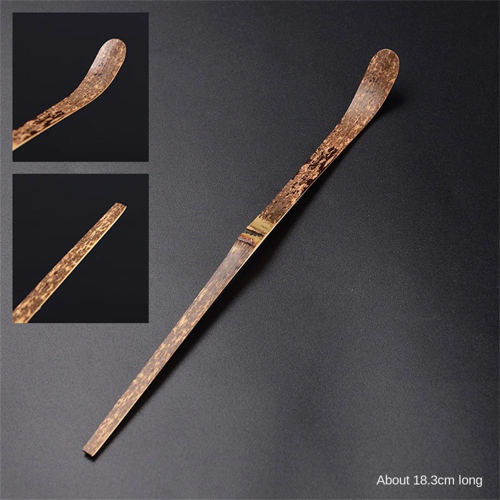 Tea Ceremony Tool Round Tea Ceremony Accessories Without Burr Tea Separation Bamboo Tea Needle Coffee Tea Stirring Spoon Tea Set