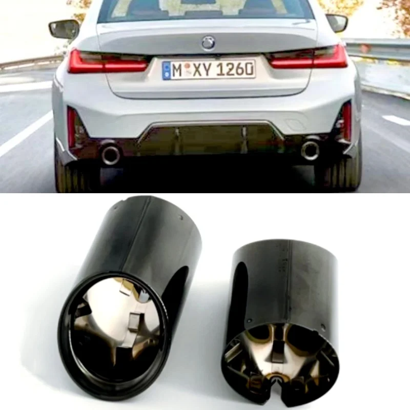 For BMW3 series G20  2023 2024 stainless steel exhaust liner nozzle decorative muffler 1 pieza