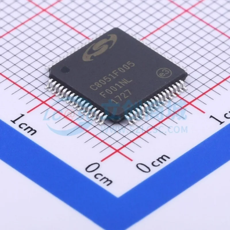 

1 PCS/LOTE C8051F005-GQ C8051F005-GQR C8051F005 TQFP-64 100% New and Original IC chip integrated circuit