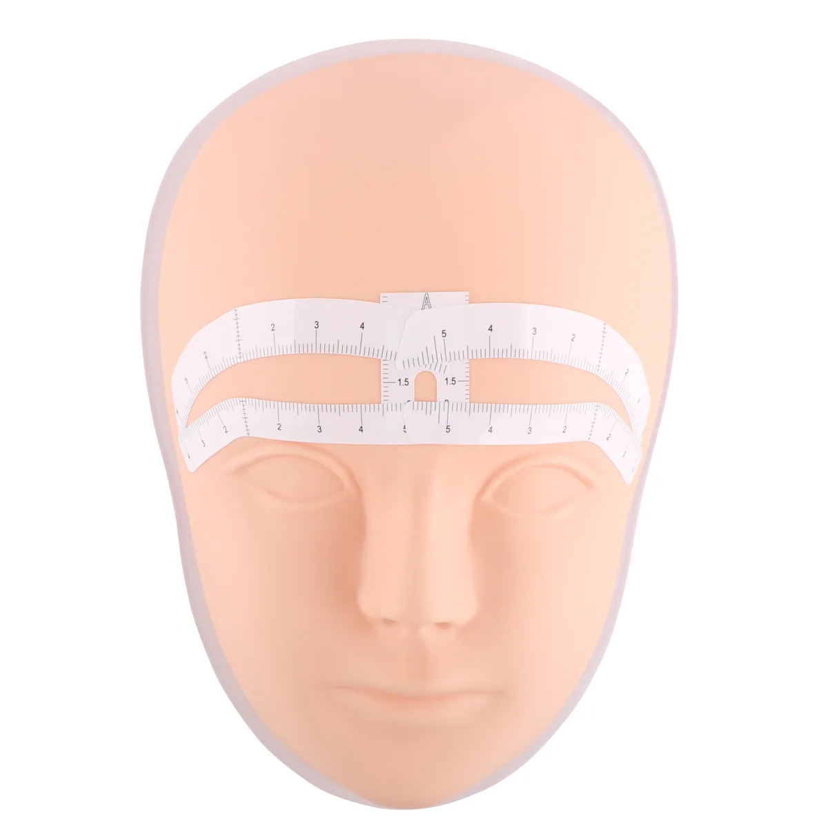 10Pcs eyebrow tattoo makeup auxiliary sticker eyebrow template  sticker with scale removable eyebrow sticker