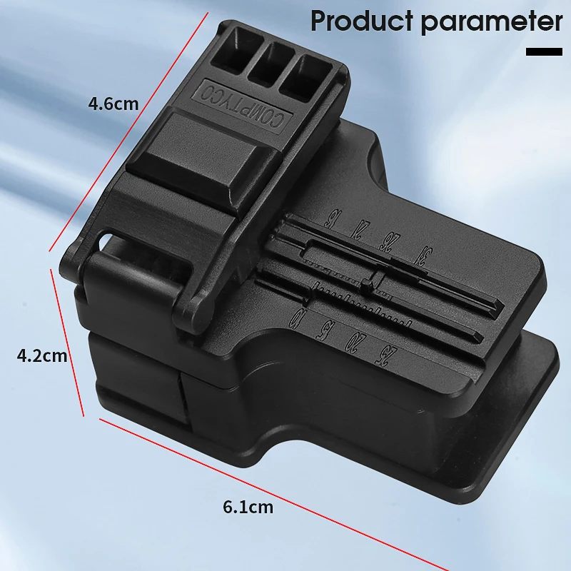 AUA-X01 Miniature Optical Fiber Cutter Automatic Tool Return FTTH Cold Connection Fiber Cleaver Plastic Material