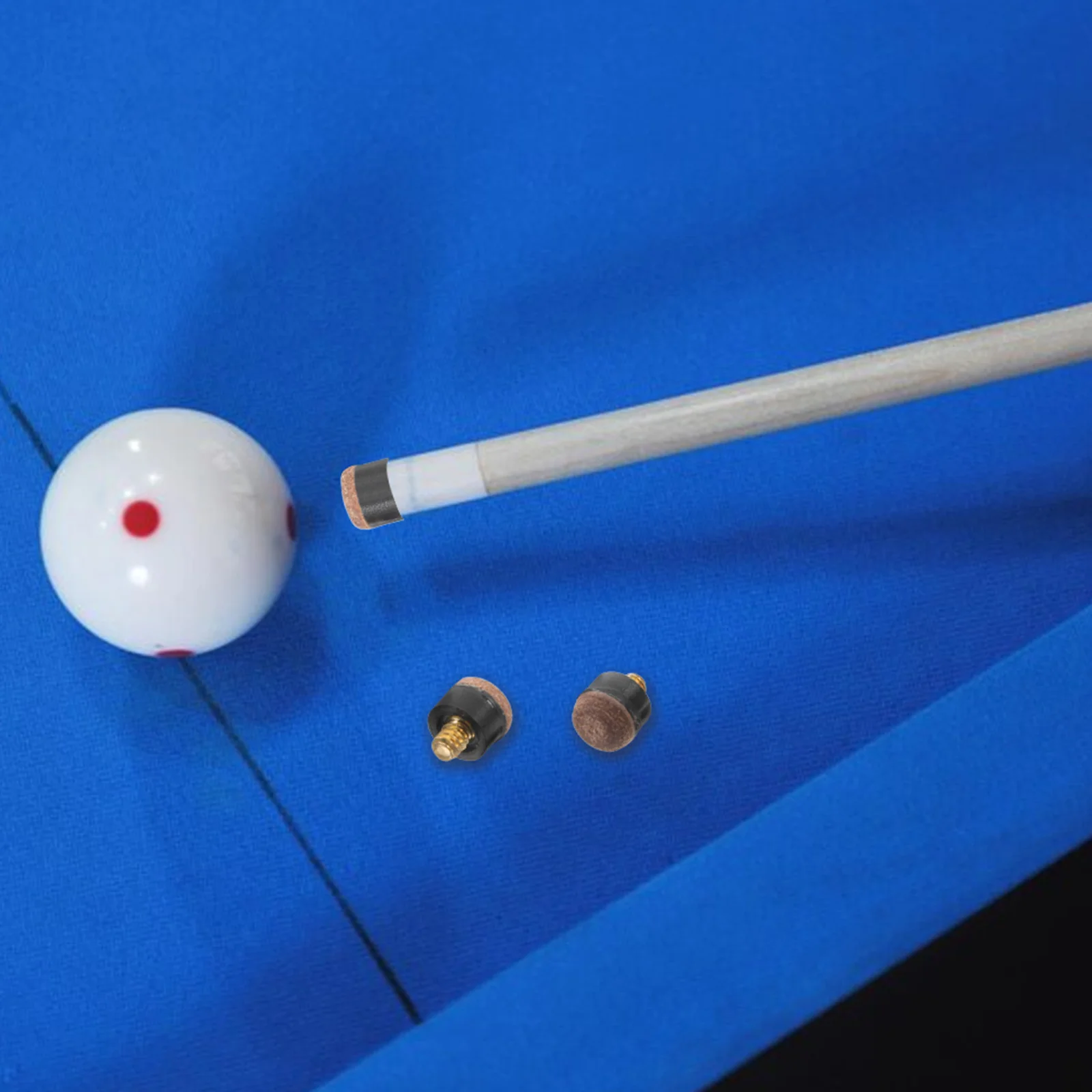 

25Pcs Billiard Cue Tips Screw on Replacement for Pool Cue Sticks Snooker Play Soft Wear Resistant Tips