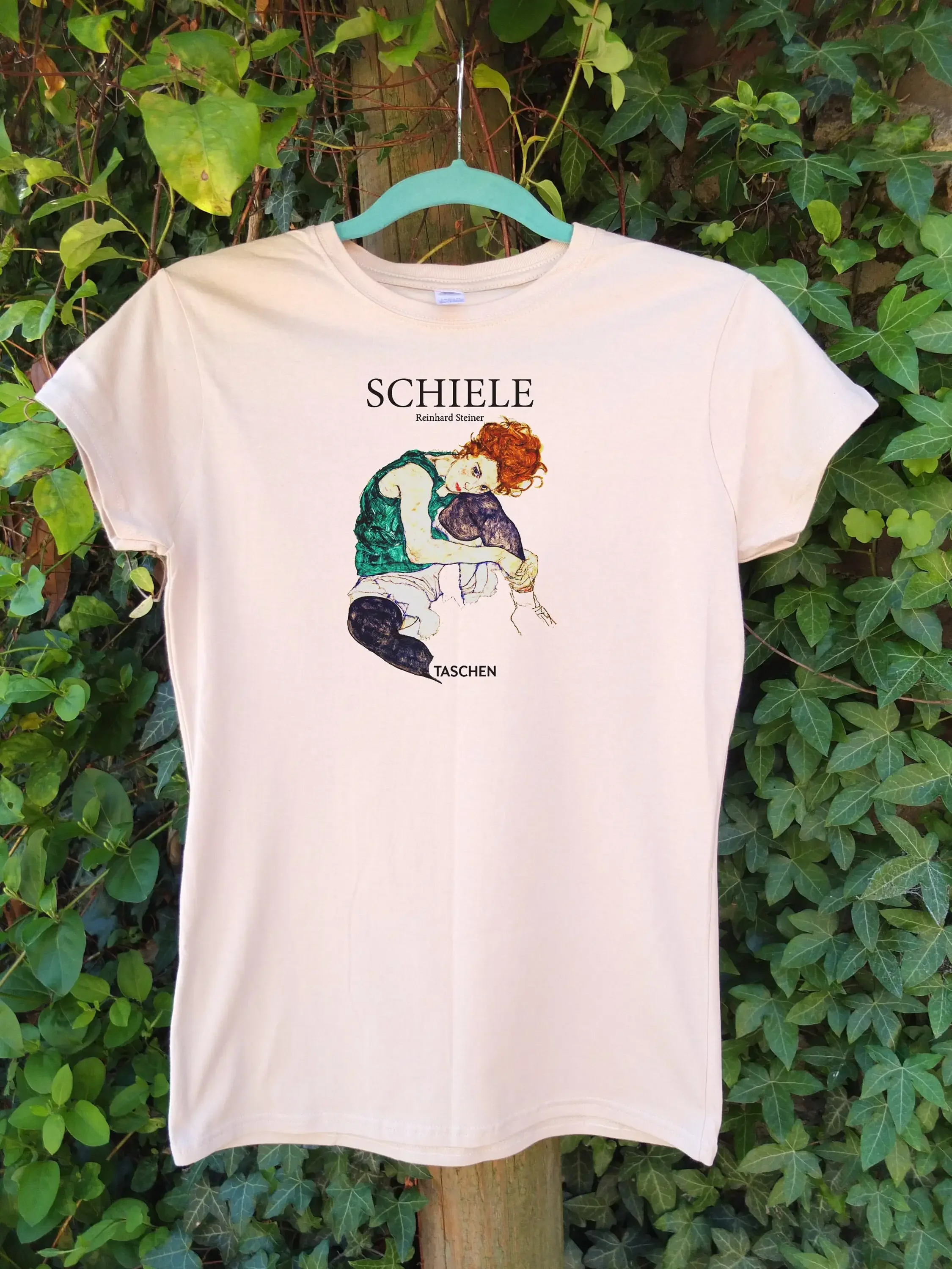 Seated Woman Egon Schile Women T Shirt Vintage Retro Print Fine Art Expressionist Painter 100 Cotton to her