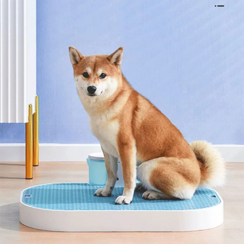 Smart Toilet For Dogs Dog Pet Dog Products Accessories Automatic Tray Pet Loo Hygienic Indoor Use Puppy Training Pad Easier Clea