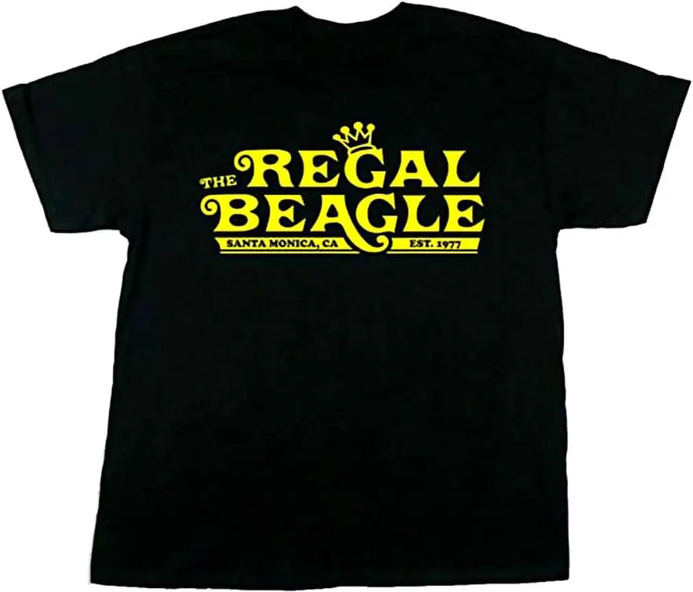 

The Regal Beagle Black Casual Crew Neck Short Sleeve Soft Men's T-Shirt