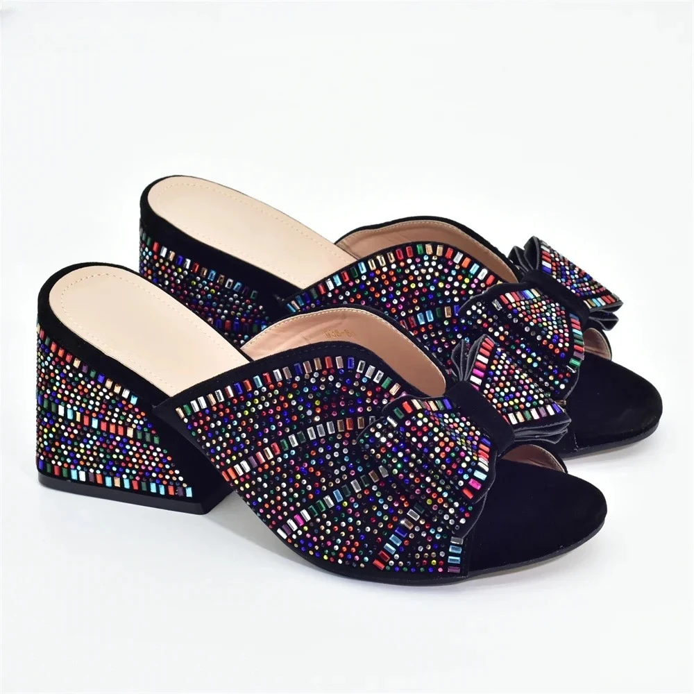 

Women's Pumps Luxury Brand High Heel Pumps 2025 Elegant with Rhinestone Large Size Women Shoes Party Women Sandals Platform Heel