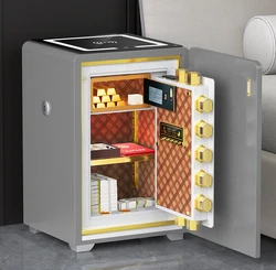 Bedside cabinet safe integrated 65/56/53cm remote WIFI anti-theft simple intelligent password