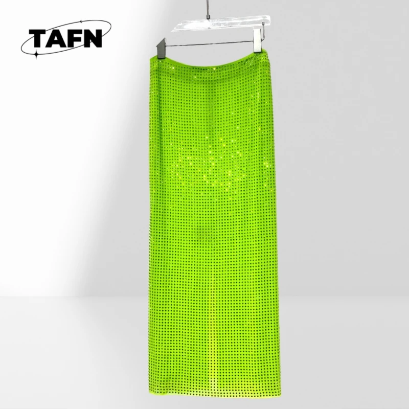 

High Street Elegant Beautiful Simple Comfort Trend Women’s Skirt Set for Day-to-Day Wear, Soft and Breathable Fabric AF1107