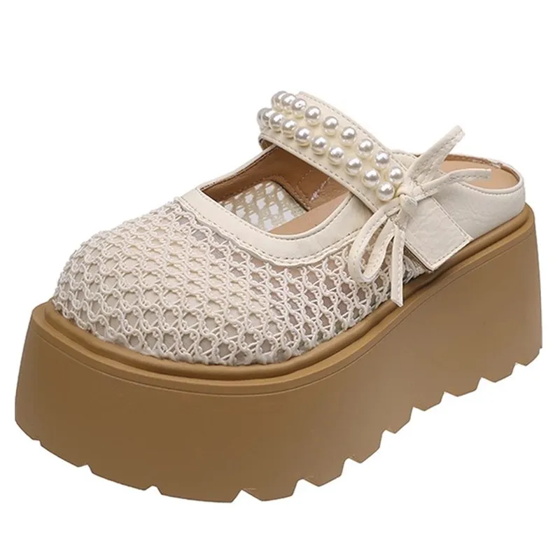 Damesschoenen Damespantoffels Outdoor Cover Toe Platform Slides 2025, Damesschoenen Cover Toe Damespantoffels Outdoor Platform