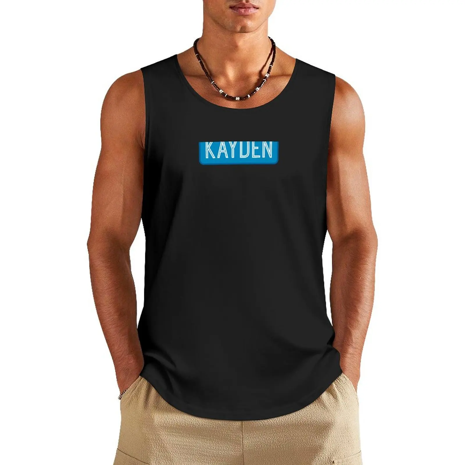 Kayden Name Tank Top men clothes sports suits