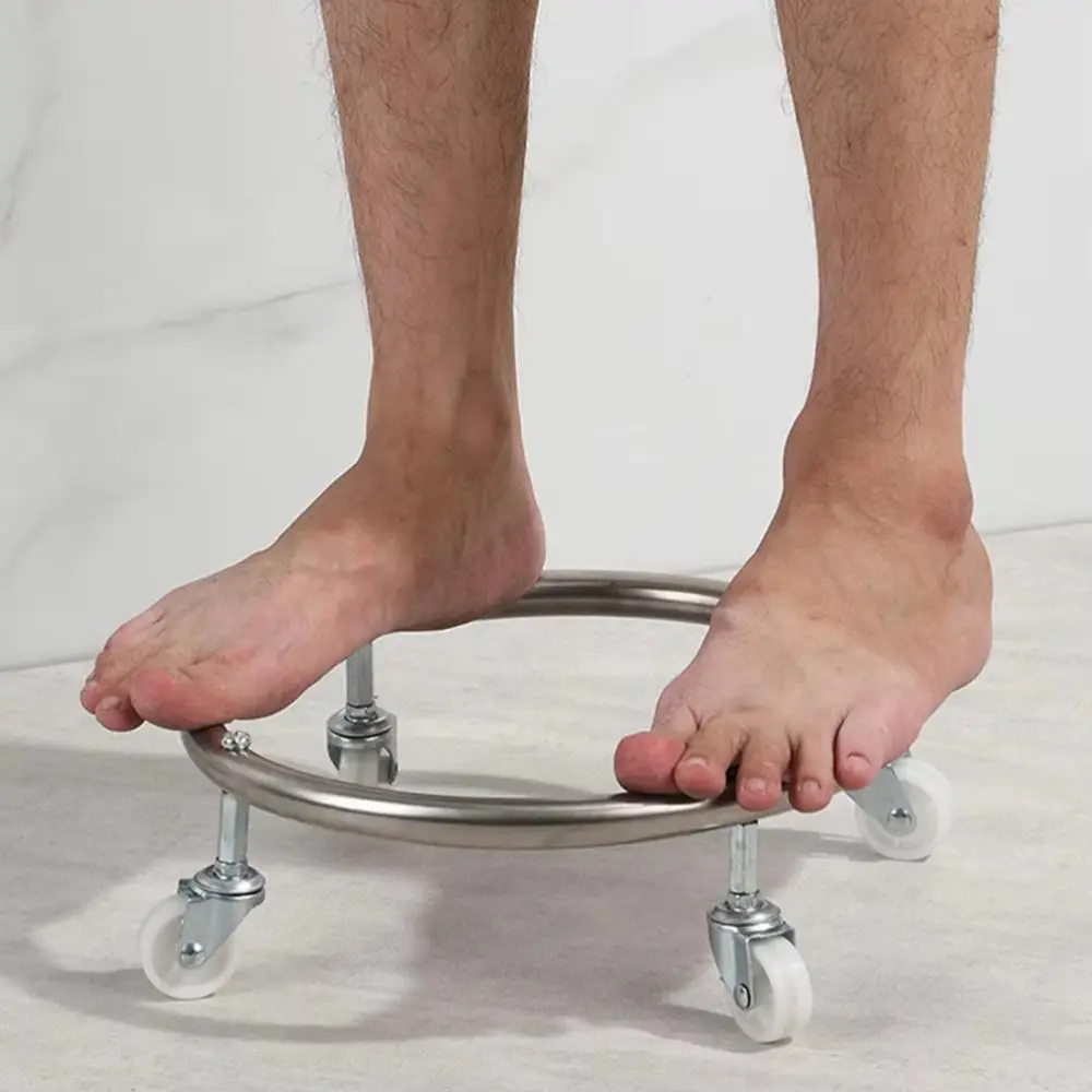 

Баллон из нержавеющей стали, газовый баллон, мобильный кронштейн, подвижные колеса, колесики, цилиндр, мобильная подставка, стабилизатор лотка