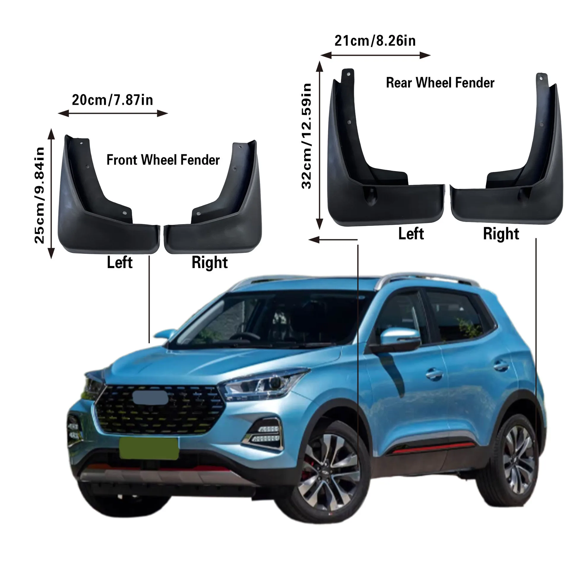 مناسبة لشيري تيجو 4/5X درابزين 2019-2023 أجزاء تعديل ملحقات السيارات