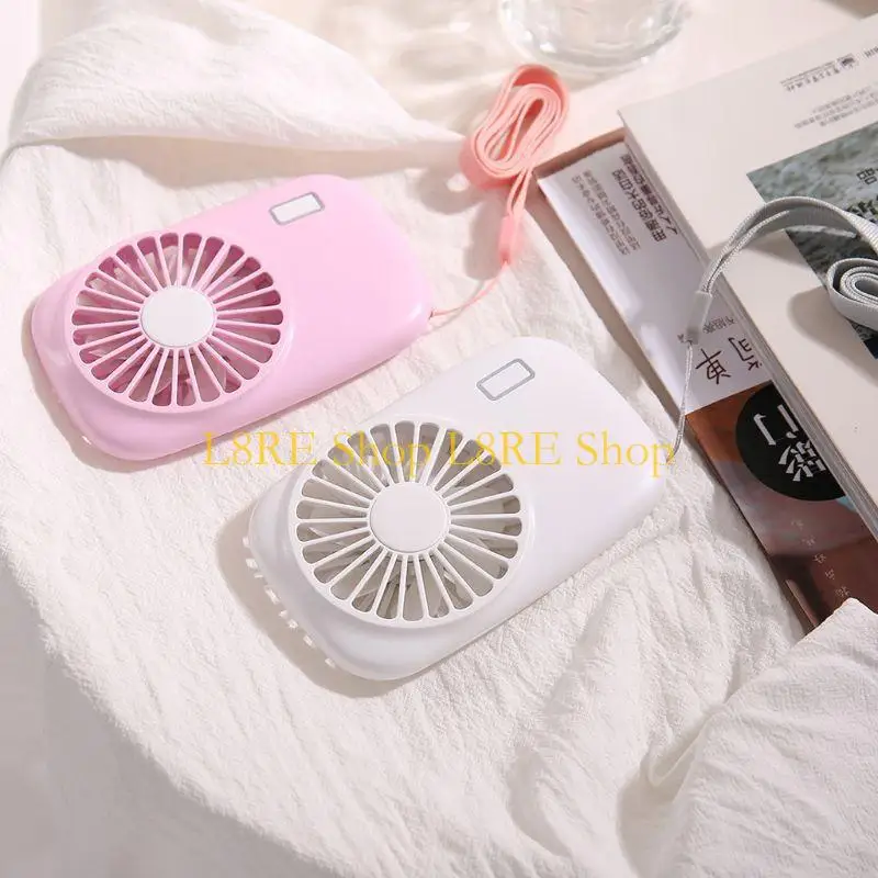 L8re Summer Mini Fan 2 Speed Fan القابلة للتعديل مع مروحة USB قابلة لإعادة الشحن