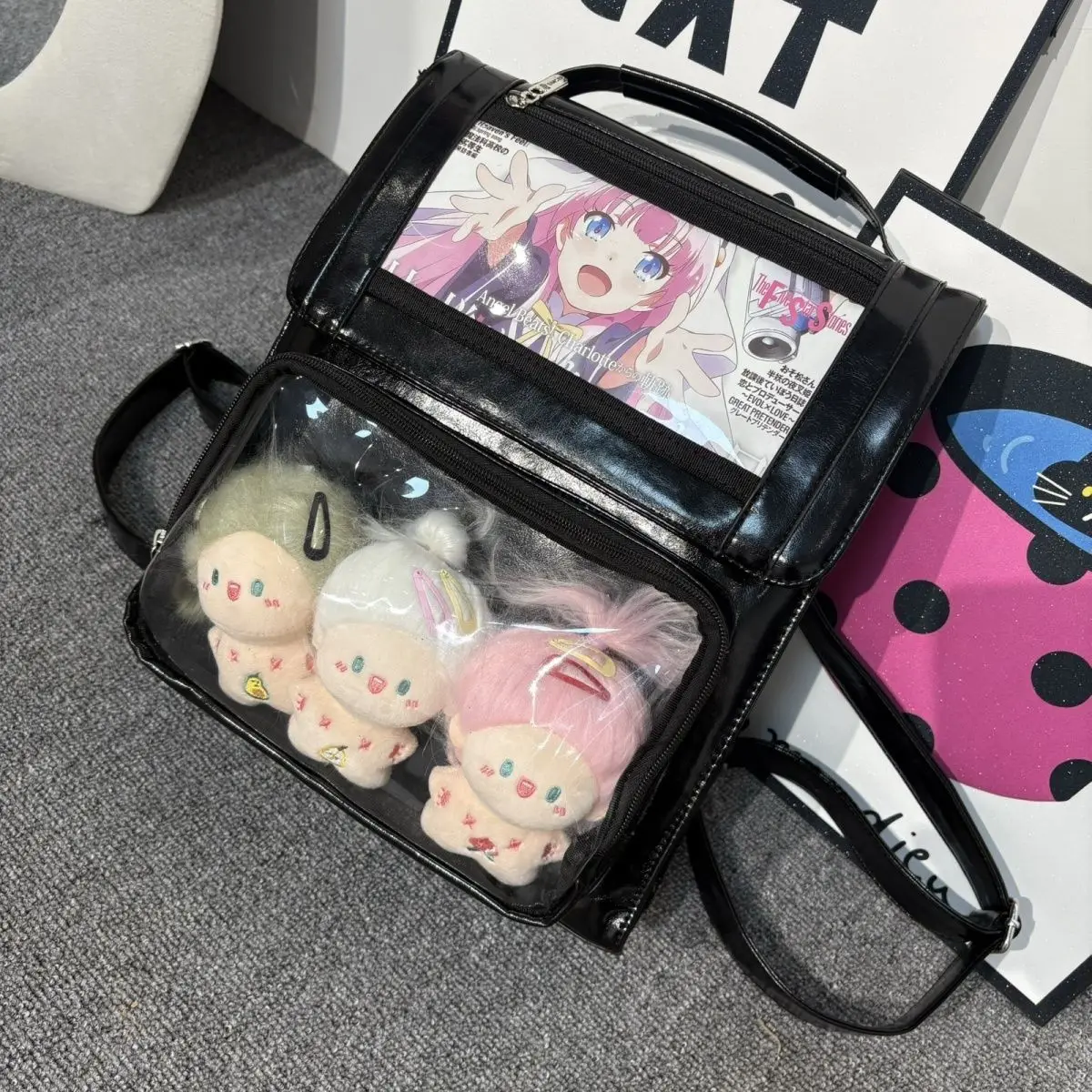 borsa-donna-designer-haex-2026-di-tendenza-in-pu-con-finestra-trasparente-borsa-ita-femminile-per-studentesse-zaino-grande-capacita-fai-da-te-con-badge-a-tema-fumetto