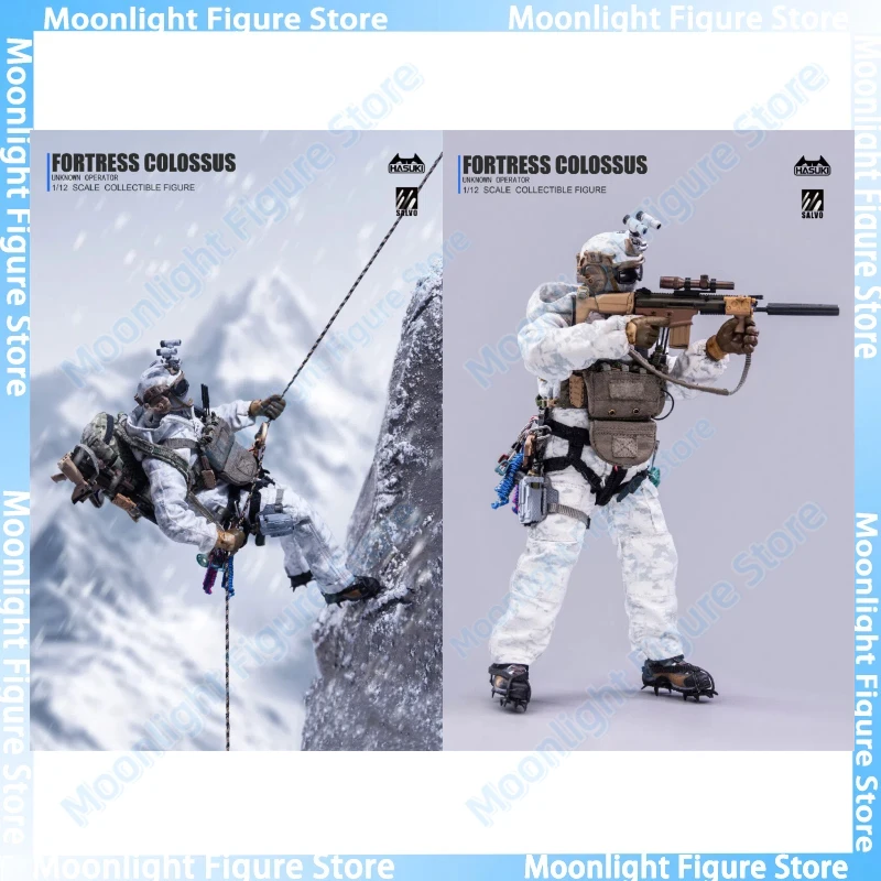 

В наличии HASUKI SALVO SA-03 Fortress Colossus Black Ops Unknown Operator Snow Mountain Ghost 1/12 Аниме Фигурка Игрушечная Модель