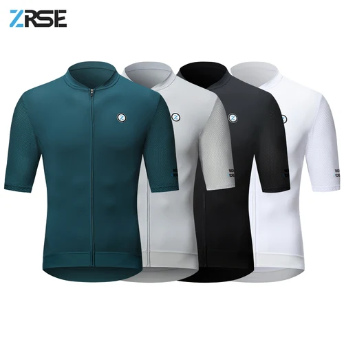 Imagen 1 del producto ZRSE-Camiseta de ciclismo para hombre y mujer, ropa para bicicleta de montaña y carretera, Maillot de manga corta, camiseta UPF 50+ de verano