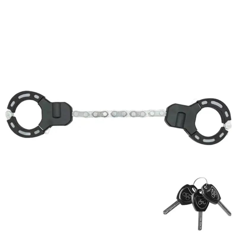 Heavy Duty Security Lock Anti-Theft Alloy Steel Handcuff Lock for Scooters Bicycles Prams E-Scooter Motorcycle Bike Accessories